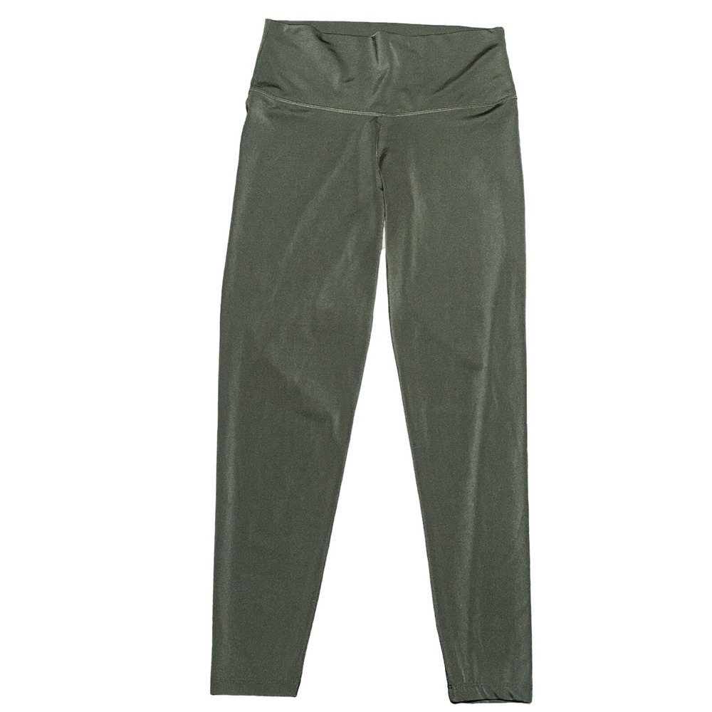 Aerie Womans Chill Play Move Green Leggings Size Large RN# 54485 CA# 03873